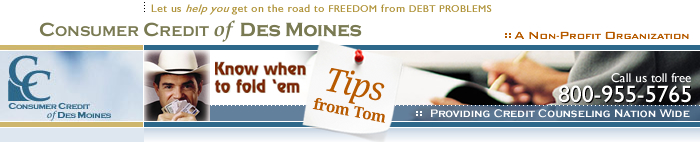 Consumer Credit Tom's Tips
